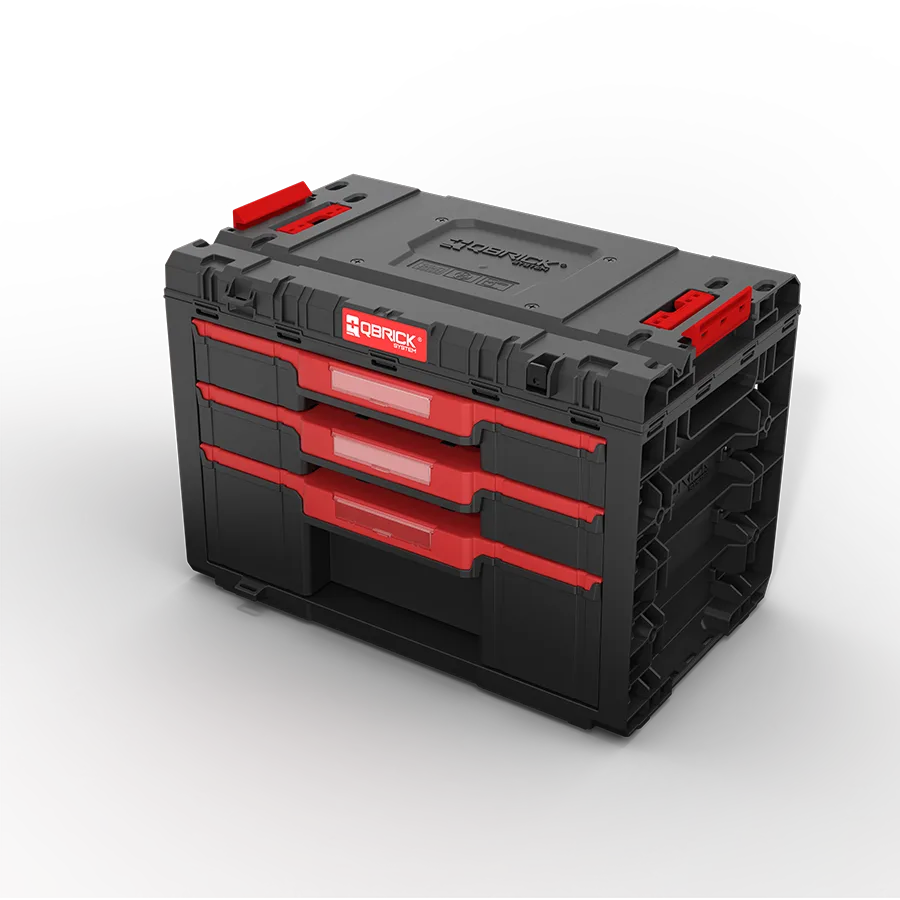 Ящик для інструментів QBRICK SYSTEM PRIME DRAWER 3 TOOLBOX BASIC IP66 (542x335x369мм) (5901238262282)