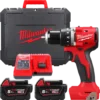 Дриль-шуруповерт акумуляторний безщітковий MILWAUKEE, M18 BLDDRC-502С, 60,5Нм (зарядний пристрій М12-18 FС, 2 акумулятори М18 В5