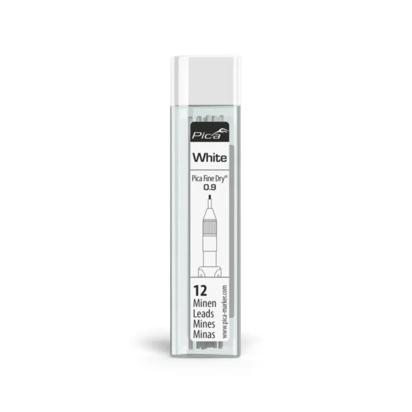 Запасні стержні PICA 7032 Fine Dry білий 0,9мм, 12шт