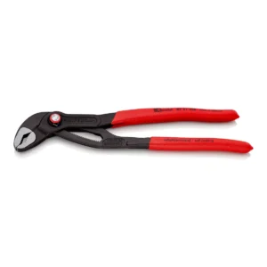 Кліщі сантехнічні переставні, діаметр 50мм Cobra QuickSet KNIPEX 87 21 250 SB (з автоспуском) фосфатовані