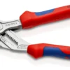Кліщі переставні-гайковий ключ, діаметр 40мм KNIPEX 86 05 180 T BK, зі страхувальним кріпленням, хромовані
