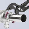 Кліщі трубні сантехнічні переставні, діаметр 75мм KNIPEX 81 11 250 SB, фосфатовані
