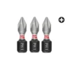 Біта SHOCKWAVE MILWAUKEE, PH1, 25мм, (3шт)