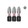 Біта SHOCKWAVE MILWAUKEE, PH2, 25мм, (3шт)