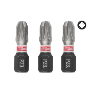 Біта SHOCKWAVE MILWAUKEE, PZ3, 25мм, (3шт)
