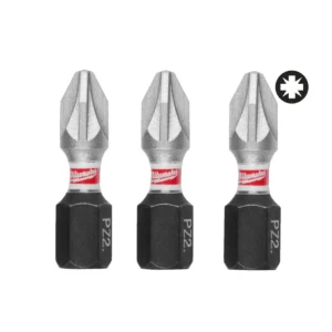 Біта SHOCKWAVE MILWAUKEE, PZ2, 25мм, (3шт)