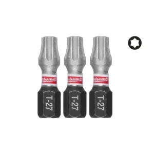 Біта SHOCKWAVE MILWAUKEE, TX27, 25мм, (3шт)
