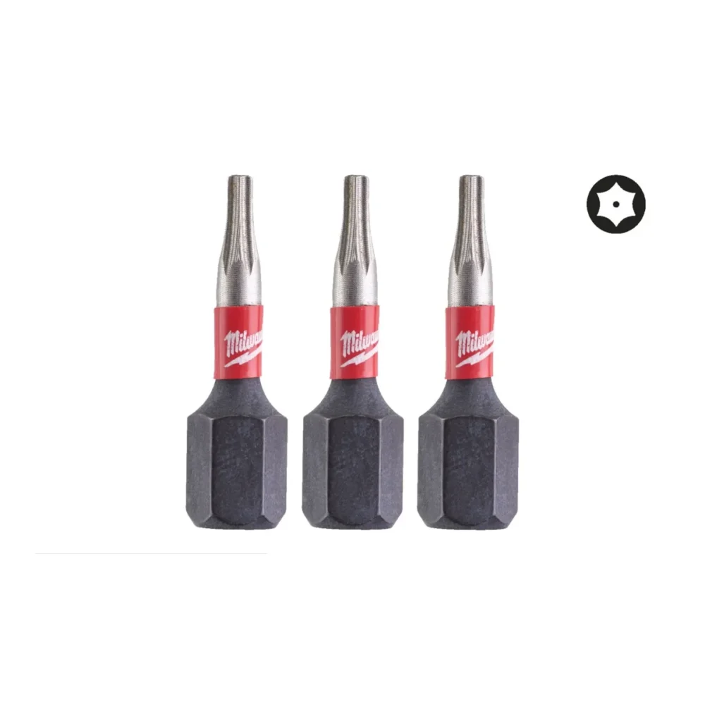 Біта SHOCKWAVE MILWAUKEE, TX BO7, 25мм, (3шт)