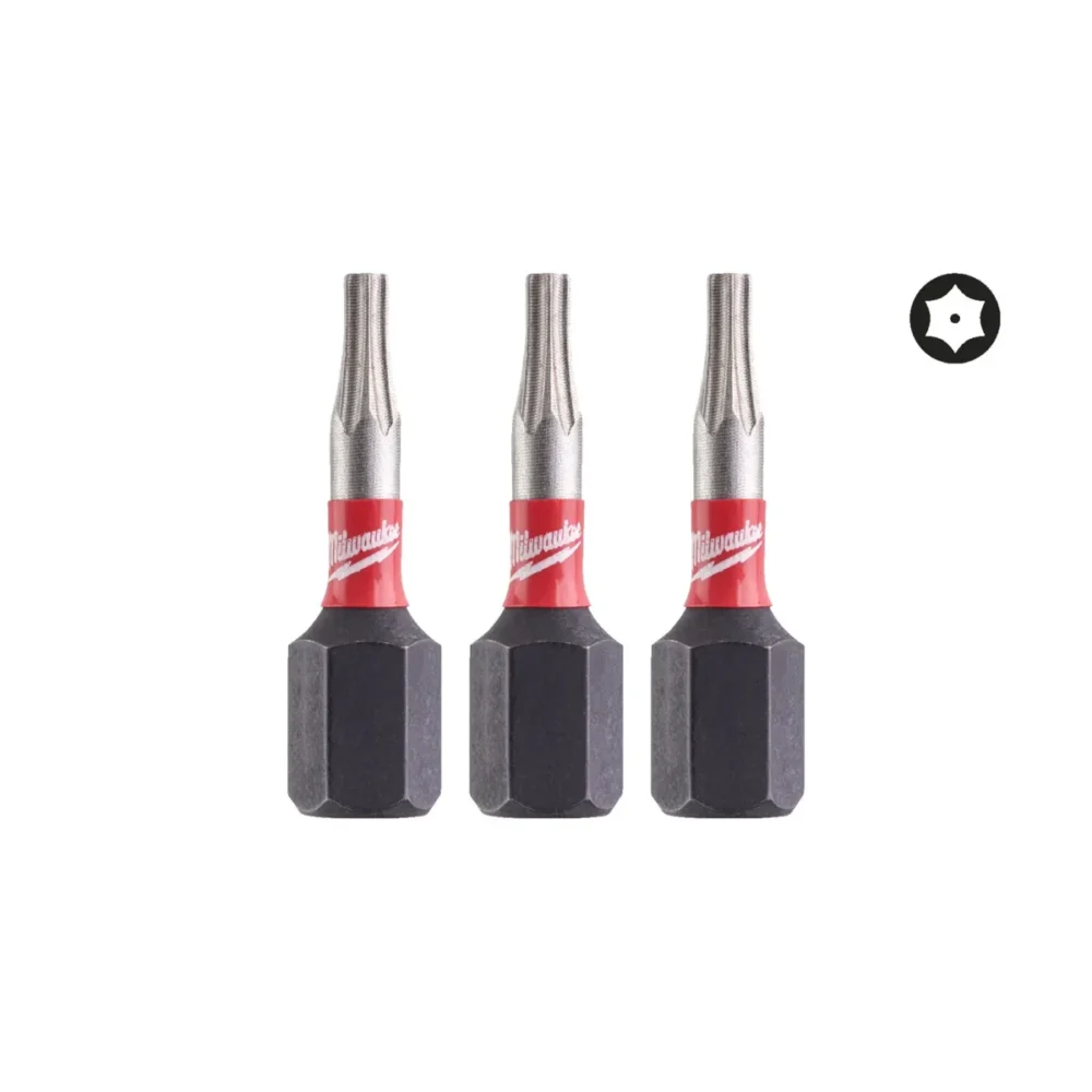 Біта SHOCKWAVE MILWAUKEE, TX BO8, 25мм, (3шт)