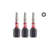 Біта SHOCKWAVE MILWAUKEE, TX BO8, 25мм, (3шт)