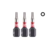 Біта SHOCKWAVE MILWAUKEE, TX BO9, 25мм, (3шт)