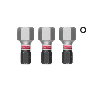 Біта SHOCKWAVE MILWAUKEE, Hex10, 25мм, (3шт)