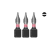 Біта SHOCKWAVE MILWAUKEE, SL1,2x6,5, 25мм, (3шт)