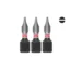 Біта SHOCKWAVE MILWAUKEE, SL1,2x6,5, 25мм, (3шт)