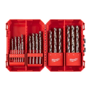 Набір свердел по металу THUNDERWEB HSS-G MILWAUKEE Set CB, DIN-338, (діаметр 1/1.5/2/2.5/3/3.5/4/4.5/5/5.5/6/6.5/7/7.5/8/8.5/9/9