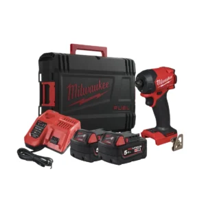 Шуруповерт ударний гідравлічний акумуляторний безщітковий MILWAUKEE, M18 FIDRQ-502X,113Нм (зарядний пристрій М12-18 FC, 2 акумул