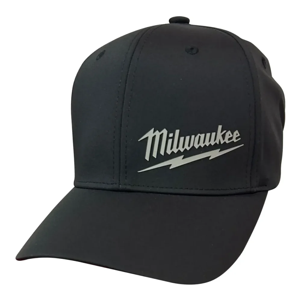 Бейсболка MILWAUKEE, PERFORMANCE BCP BL SM, дихаюча, чорна, розмір S/M