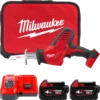 Пила шабельна акумуляторна MILWAUKEE, C18 HZ-402В (зарядний пристрій М12-18 С, 2 акумулятори М18 В4 4Аг, сумка)