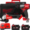 Набір акумуляторних інструментів Milwaukee M18FPP2E3-502X (ударний дриль M18 FPD3, кутова шліфувальна машина M18 FSAG125X, 2xаку