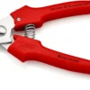 Ножиці для різання кабелів, діаметр 10мм / 24мм², 165мм KNIPEX 95 05 165, хромовані