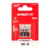 Біта SHOCKWAVE MILWAUKEE, PH1, 25мм, (3шт)