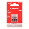 Біта SHOCKWAVE MILWAUKEE, TX27, 25мм, (3шт)