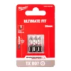 Біта SHOCKWAVE MILWAUKEE, TX BO7, 25мм, (3шт)