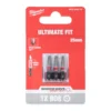 Біта SHOCKWAVE MILWAUKEE, TX BO8, 25мм, (3шт)