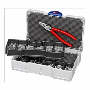 Набір кабельних наконечників для обпресування KNIPEX 97 90 05, пластикова коробка