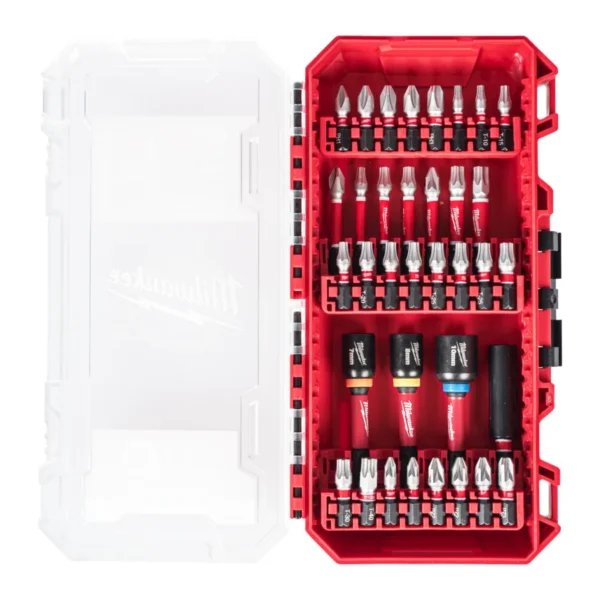 Набір біт SHOCKWAVE PACKOUT MILWAUKEE, (35шт), пластиковий кейс
