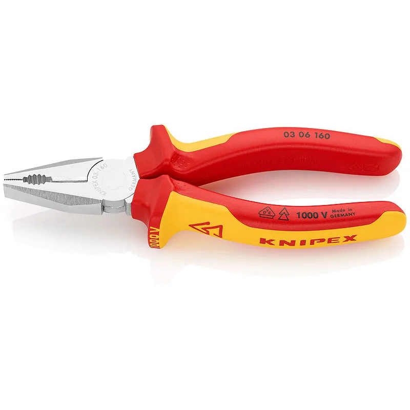 Плоскогубці комбіновані VDE KNIPEX 03 06 160 SB