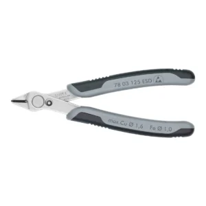 Кусачки Electronic Super Knips діаметр, 1,6мм, 125мм KNIPEX 78 03 125 ESD SB (в блістері)