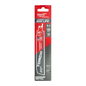 Полотно для шабельних пил TORCH CARBIDE MILWAUKEE, 150х2,5мм, (5шт), (метал)