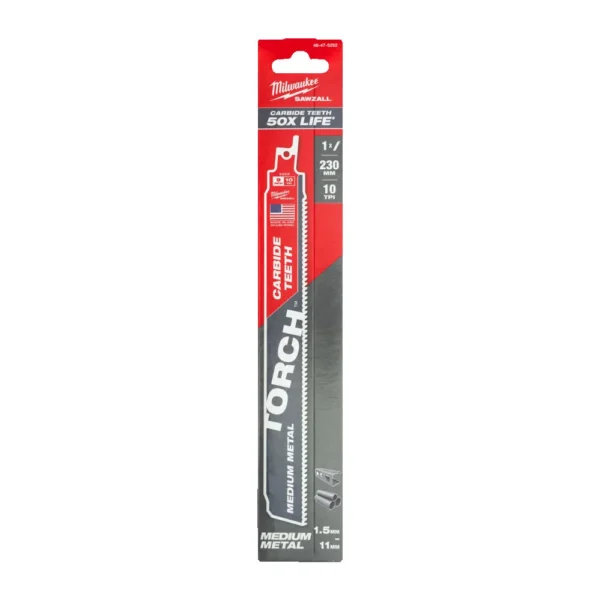 Полотно для шабельних пил TORCH CARBIDE MILWAUKEE, 230х2,5мм, (метал)