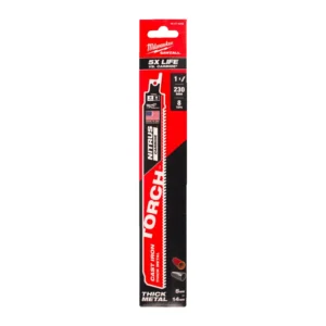 Полотно для шабельних пил TORCH CARBIDE NITRUS MILWAUKEE, 230х3,1мм, (метал)