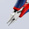 Кусачки бокові (бокорізи) для електроніки, Ø1,0мм, 115мм KNIPEX 72 52 115, хромовані